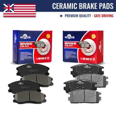 Kit de pastillas de freno de disco cerámicas delanteras y traseras para Chevrolet Equinox 2007-2009 Foto 1 de 4