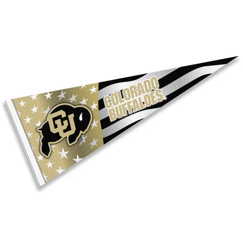 Colorado Buffaloes Nation USA Stars and Stripes Pennant Full Size Pennant Cover