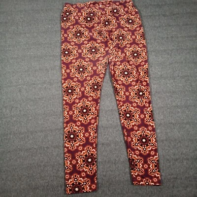 Pantalones Lularoe Mujer Altos Curvilíneos Tonos Erath Floral Boho Leggings Cómodos Causales Foto 1 de 4