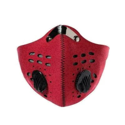 10PC Sport Cycling Face Mask With Active Carbon Filter Breathing Valves Washable - Image 1 of 3