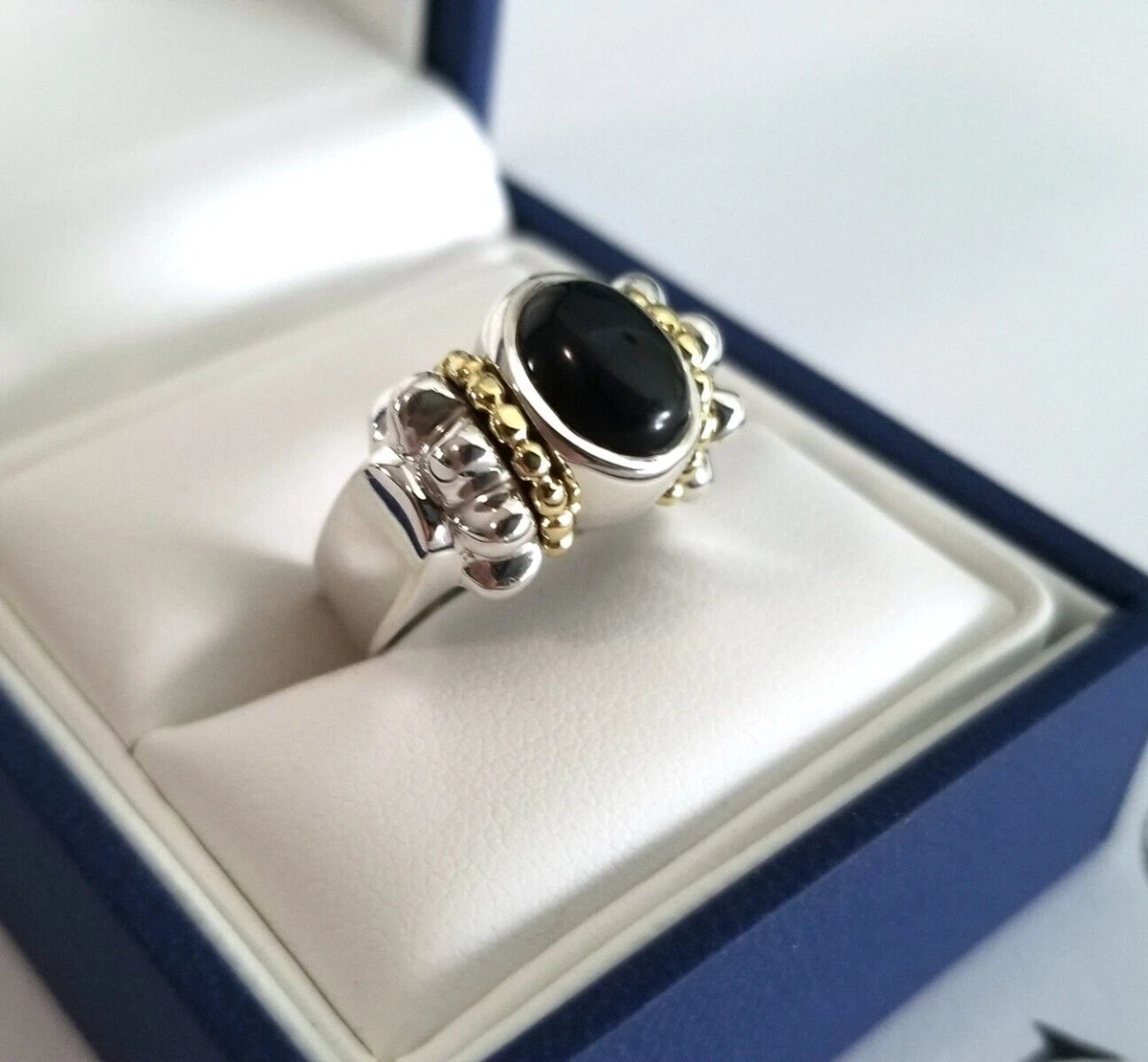 LAGOS caviar ラゴスキャビアリング(18金&スターリングシルバー) lagos caviar ring products for sale | eBay