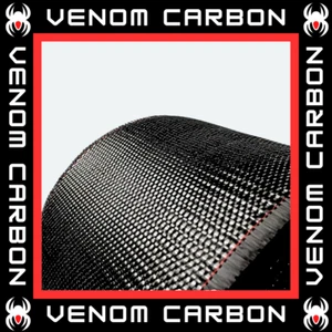 8" 12k Carbon Fiber Fabric Cloth Tape, 2x2 Twill Weave (12k, 19.7oz, 8" x 36" ) - Picture 1 of 2