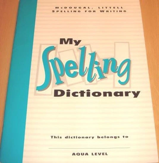 My Spelling Dictionary - Image 1 of 1