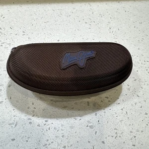 Estuche rígido de vidrio marrón oscuro MAUI JIM con cremallera - Imagen 1 de 7