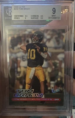 Fleer Ultra 2000 - novato Tom Brady #234 (RC) Foto 1 de 2