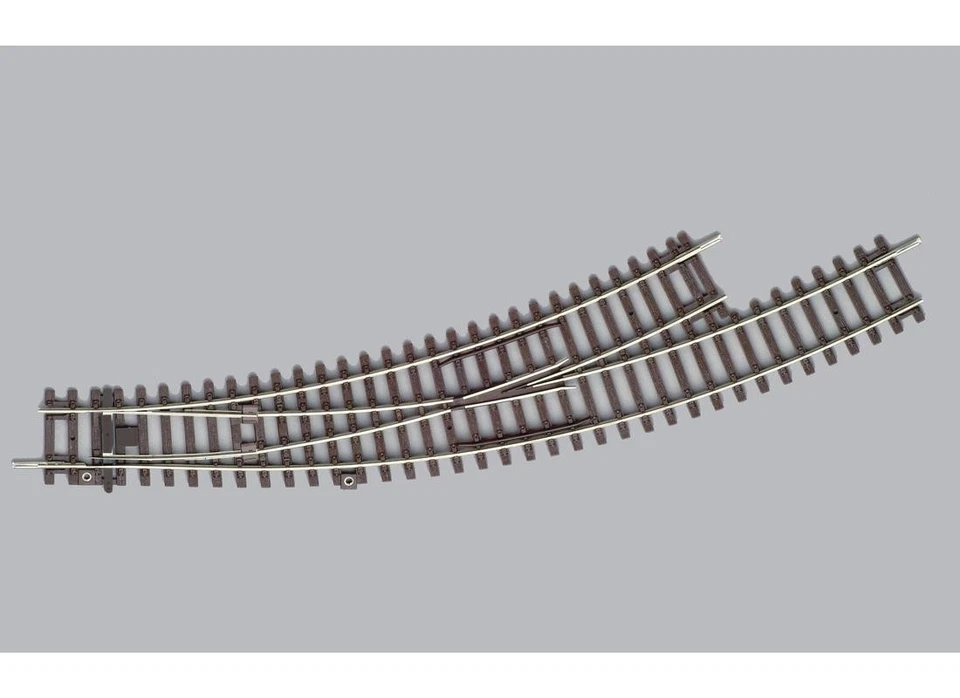 Piko 55222 HO Code 100 Nickel Silver BWL R2/R3 Left Hand Switch Turnout - Image 1 of 1