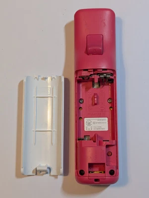 Official Nintendo Motion Plus Controller Pink RVL-036 Wii Remote OEM Tested - Image 1 of 3