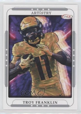 2023 SAGE Artistry Silver Troy Franklin #114 - Image 1 of 2