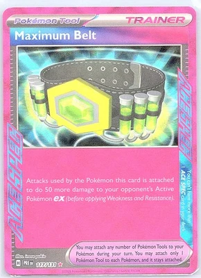 Maximum Belt 154/162 SV05: Temporal Forces - Pokemon Card - NM - Image 1 of 2