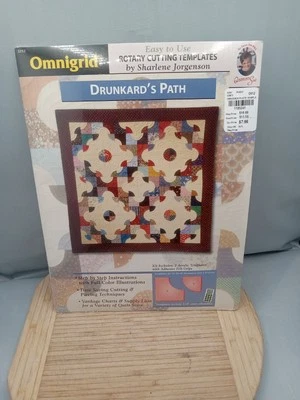 Omnigrid Drunkards Path Rotary Cutting Templates With Instructions - Image 1 of 4