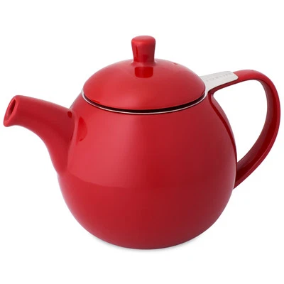 Curve Teapot with Infuser, 24-Ounce, Red - Image 1 of 3
