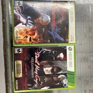 Devil May Cry HD + 4 - Xbox 360 Complete W/Manual Bundle - Picture 1 of 8