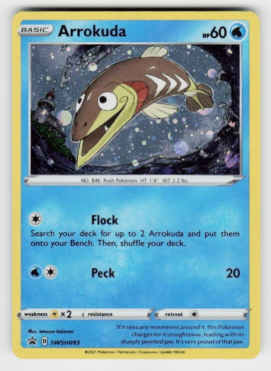 SWSH: Sword & Shield Promo Cards #SWSH093 Arrokuda - Image 1 of 2