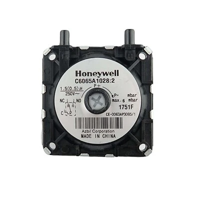 Pressostato Aria Fumi Caldaie Regolabile 0,4-6 Bar Honeywell C6065A1028:2 - Immagine 1 di 4
