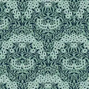 Free Spirit - Buttermere - Michaelmas Daisy - Mint, Fabric BTY - Picture 1 of 6