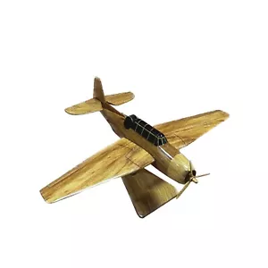 Grumman TBF Mahogany Wood Desktop Airplane Model - Picture 1 of 5