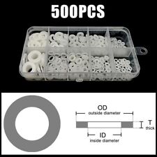 Lavatrici in plastica bianche affidabili 500 pz guarnizioni assortite per tutte le esigenze