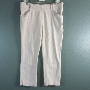 Cartonnier Charlie Trouser Women's Casual Dress Pants, Gray/White, 10