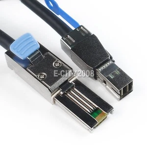 Adapter Cable 6ft for 2m Molex sff-8644 TO sff-8088 External Mini Sas - Picture 1 of 8