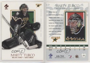 2002-03 Pacific Private Stock Reserve Red /50 Marty Turco #33