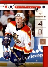 2005-06 Be A Player First Period #40 Jay Bouwmeester /100 - NM-MT