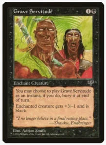 Vintage Magic the Gathering Grave Servitude (x4) PLAYSET MtG Tempest! - Picture 1 of 1