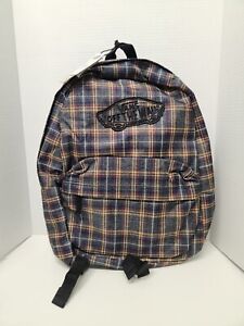 Vans off The Wall Realm Plaid Backpack Bag