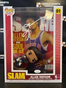 Philadelphia 76ers Allen Iverson signierter SLAM Funko Pop mit JSA COA - Bild 1 von 1