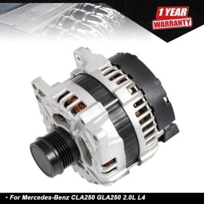 Alternator For Mercedes-Benz CLA250 GLA250 2.0L L4 4-Door Turbocharged 2014-2020 - Image 1 of 4