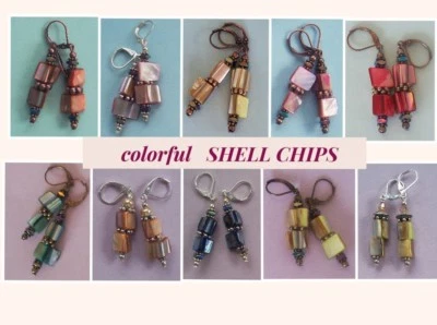 colorido MOP SHELL apilado chips palanca trasero ELIGE tu color XX Foto 1 de 4