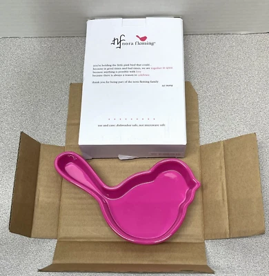 Bandeja de caramelo/baratija Nora Fleming Melamina Rosa Pájaro NF01 edición limitada Foto 1 de 4