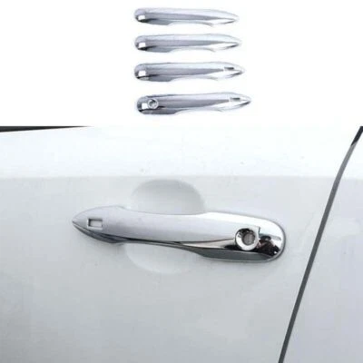 4X ABS tampa de maçaneta externa acabamento cromado para Toyota Corolla Cross 2022-24 - Imagem 1 de 4