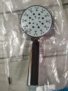 SHOWER HEAD CHROME FINISH 5 SPRAY POSITIONS NEW NEVER FITTED - Picture 1 of 1