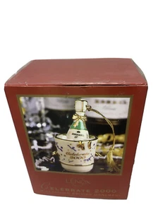 Lenox Celebrate 2000 Millennium Edition Ornament Korbel Champagne Bottle In Ice - Picture 1 of 11