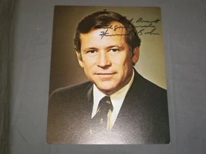 FOTO AUTOGRAFIADA DE 8 X 10 TENNESSEE SENADOR HOWARD BAKER - J 4064 - Imagen 1 de 2
