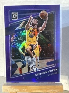 2021-22 Donruss Optic STEPHEN CURRY Base PURPLE PRIZM Warriors No. 128