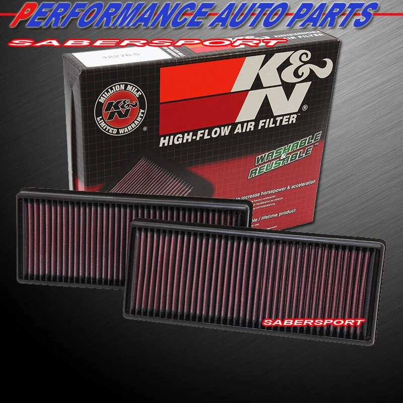 Filtro de panel de admisión de aire de alto flujo K&N 33-2474 para Mercedes-Benz *Ver detalle* Foto 1 de 1