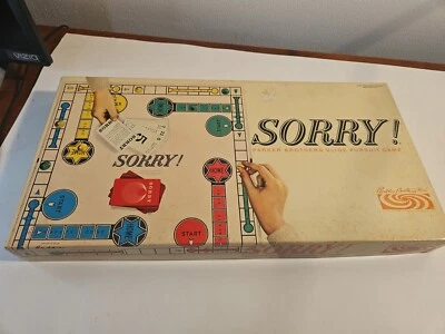 Vintage 1964 SORRY! Board Game Parker Brothers COMPLETE! in Original Box - Image 1 of 4
