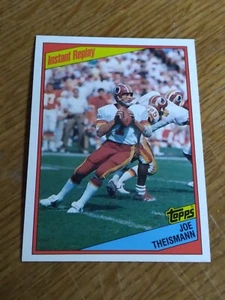 1984 Topps Football #391 Washington Redskins Joe Theismann Instant Replay ExNrMt - Picture 1 of 2