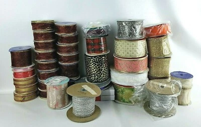 Lote de Cinta de Navidad - De Colección a Ahora - Marcas Mezcladas Anchos Colores Patrones Foto 1 de 4
