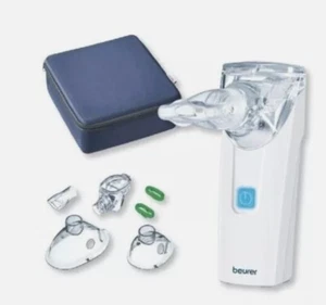 Portable IH55 Respiratory Beurer With Travel Pack, UK Plug - Picture 1 of 7