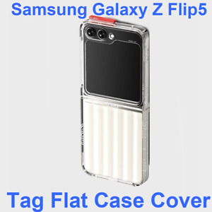 Samsung Galaxy Z Flip5 Tag Flat Case Cover Clear GP-FPF731