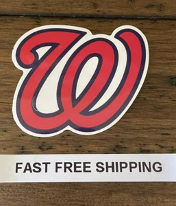(2) Washington Nationals Vinyl Aufkleber - schneller kostenloser Versand - Bild 1 von 3