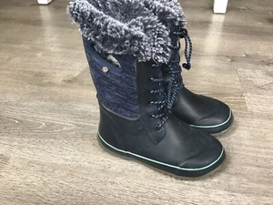 Bogs Youth Arcata Blue Snow Boots Girls Size 3 Insulated Winter 72481-492 - Picture 1 of 13