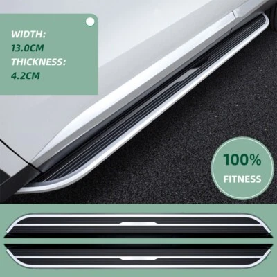 2 piezas apto para NISSAN ROGUE Sport 2017-2021 pedal lateral estribo barra Nerf Foto 1 de 4