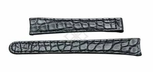 Ebel Sport Classic Black Crocodile Watch Band 15mm - 3512 Swiss Made - Picture 1 of 2