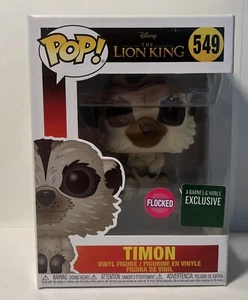 Funko Pop ! Figurine vinyle Disney Timon #549 (FLOCKED) (Barnes & Noble Exc) - Photo 1 sur 6