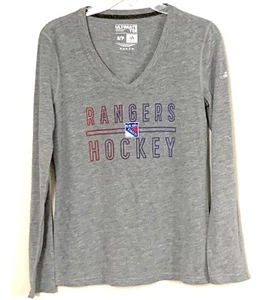 Women's Adidas New York Rangers Size Small Shirt Hockey Gray Sportswear NEW Z1 - Picture 1 of 9
