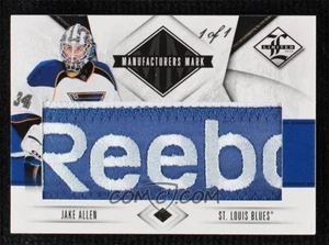2012-13 Panini Limited Manufacturer's Mark #43 Jake Allen 1/1 Reebok - Bild 1 von 2