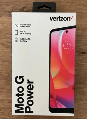 Verizon Motorola Moto G Power 2023 64GB Black Prepaid Smartphone Brand New - Image 1 of 2